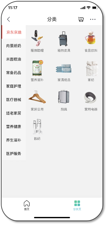Senior Card Zone interface version 2.1